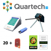 Комплект оборудования и программного обеспечения «Quartech Парк развлечений Мини» RFid 20